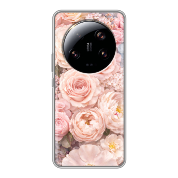 Силиконовый чехол на Xiaomi 13 Ultra с принтом женский
