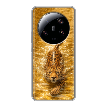 Силиконовый чехол на Xiaomi 13 Ultra с принтом женский