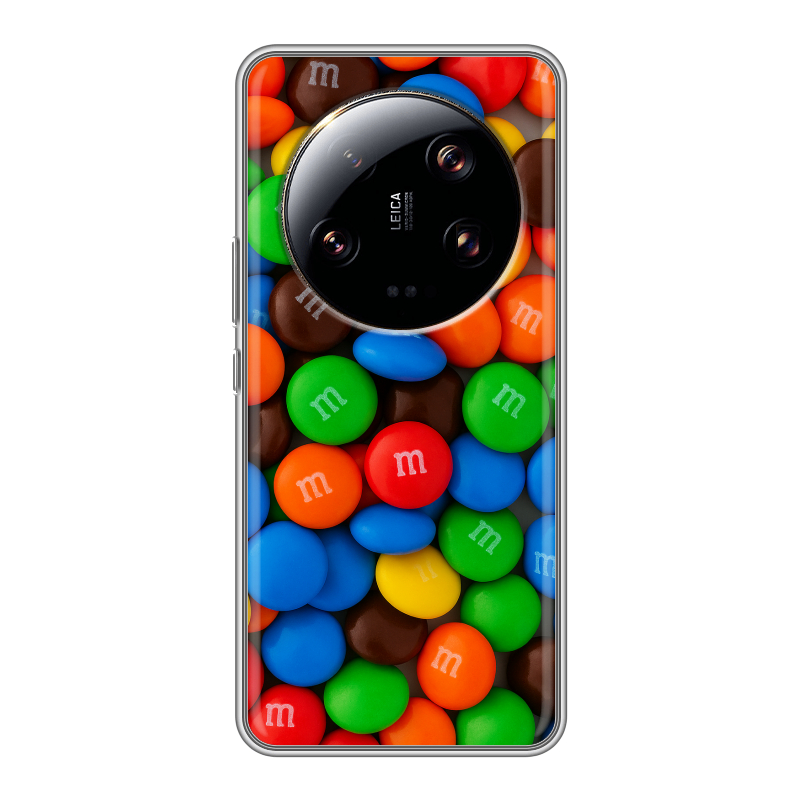 Силиконовый чехол на Xiaomi 13 Ultra с принтом Конфеты Силиконовый чехол на Xiaomi 13 Ultra с принтом Конфеты
