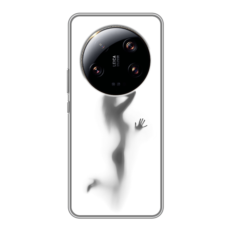 Силиконовый противоударный чехол на Xiaomi 13 Ultra с принтом Силуэт Силиконовый противоударный чехол на Xiaomi 13 Ultra с принтом Силуэт