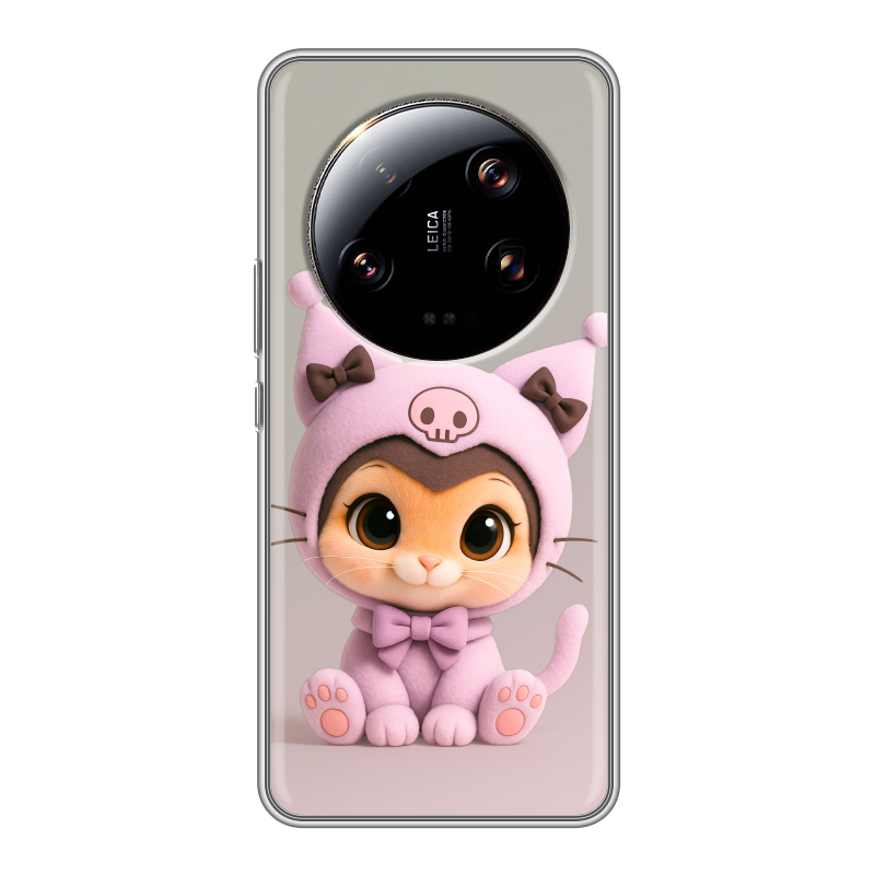Силиконовый противоударный чехол на Xiaomi 13 Ultra с принтом Куроми Kuromi Силиконовый противоударный чехол на Xiaomi 13 Ultra с принтом Куроми Kuromi