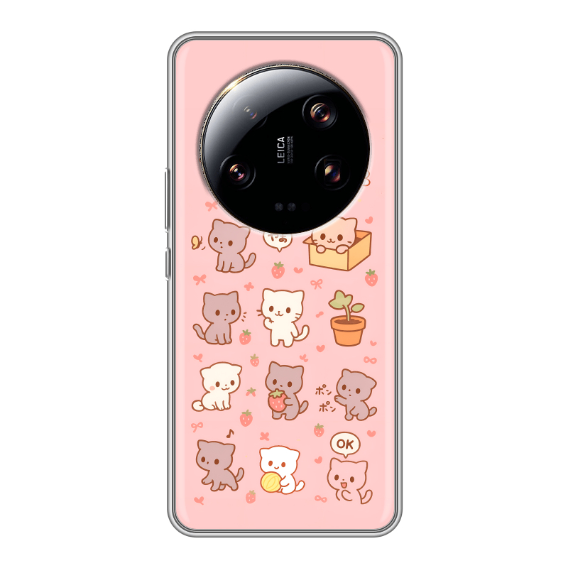 Силиконовый противоударный чехол на Xiaomi 13 Ultra с принтом Hello Kitty Хелоу Кити Силиконовый противоударный чехол на Xiaomi 13 Ultra с принтом Hello Kitty Хелоу Кити