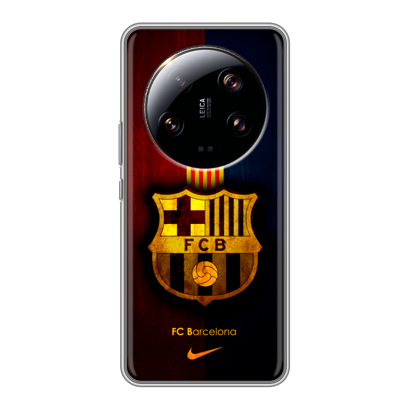 Силиконовый противоударный чехол на Xiaomi 13 Ultra с принтом Барселона Barcelona Силиконовый противоударный чехол на Xiaomi 13 Ultra с принтом Барселона Barcelona
