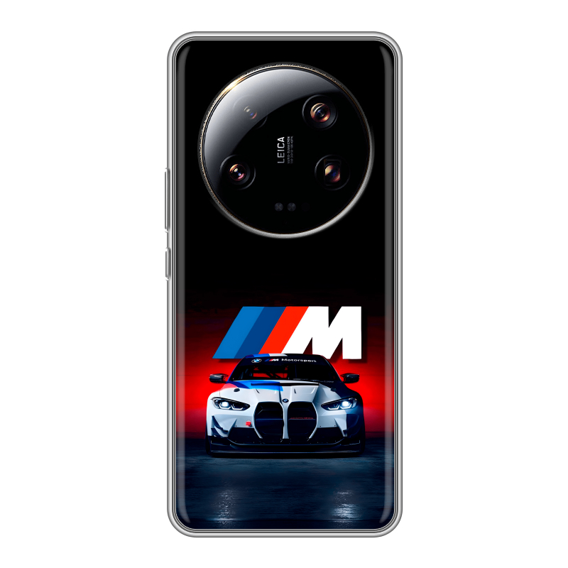 Силиконовый чехол на Xiaomi 13 Ultra с принтом БМВ BMW Силиконовый чехол на Xiaomi 13 Ultra с принтом БМВ BMW