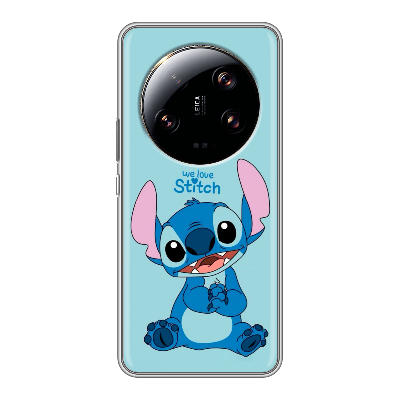 Силиконовый чехол на Xiaomi 13 Ultra с принтом Лило и Стич Силиконовый чехол на Xiaomi 13 Ultra с принтом Лило и Стич