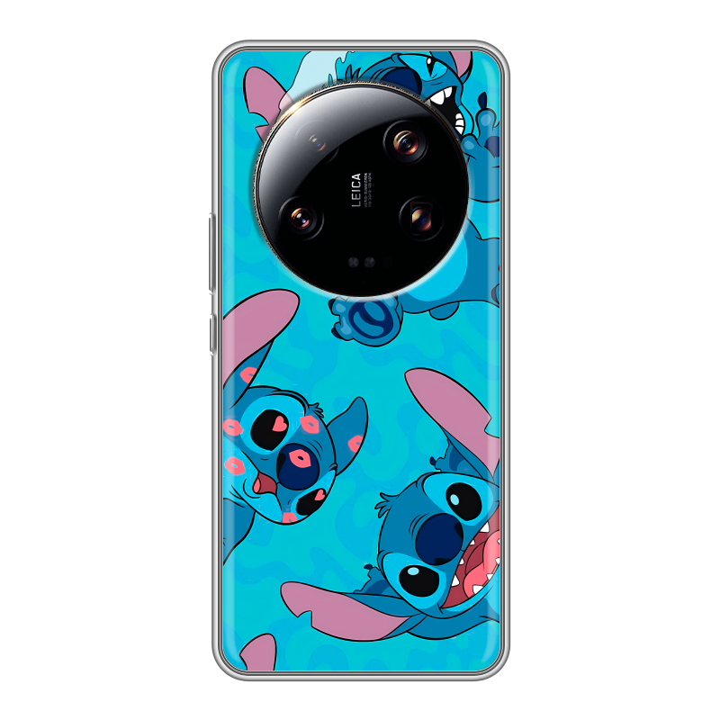 Силиконовый чехол на Xiaomi 13 Ultra с принтом Лило и Стич Силиконовый чехол на Xiaomi 13 Ultra с принтом Лило и Стич