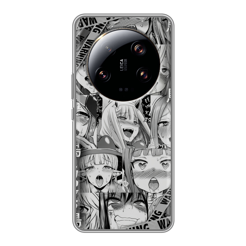 Силиконовый чехол на Xiaomi 13 Ultra с принтом Ahegao Ахегао Аниме Силиконовый чехол на Xiaomi 13 Ultra с принтом Ahegao Ахегао Аниме