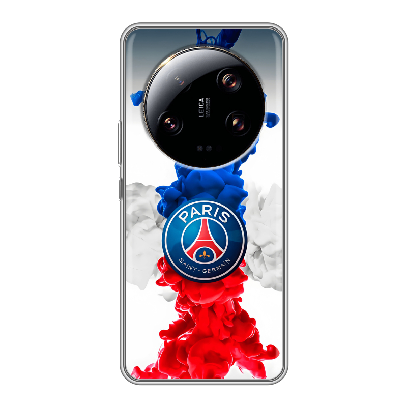 Силиконовый чехол на Xiaomi 13 Ultra с принтом PSG ПСЖ Силиконовый чехол на Xiaomi 13 Ultra с принтом PSG ПСЖ