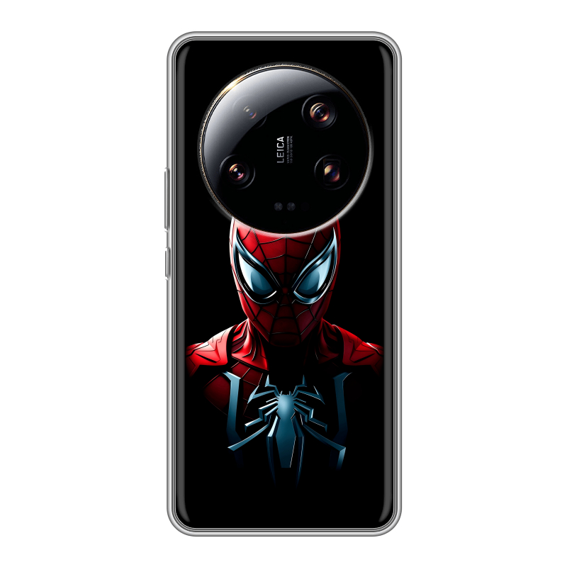 Силиконовый противоударный чехол на Xiaomi 13 Ultra с принтом Spiderman Человек паук Силиконовый противоударный чехол на Xiaomi 13 Ultra с принтом Spiderman Человек паук