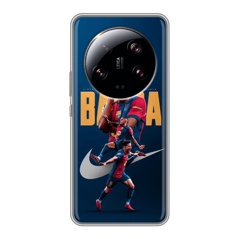 Силиконовый чехол на Xiaomi 13 Ultra с принтом Барселона Barca Yamal Силиконовый чехол на Xiaomi 13 Ultra с принтом Барселона Barca Yamal