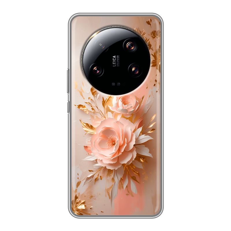 Силиконовый противоударный чехол на Xiaomi 13 Ultra с принтом женский Силиконовый противоударный чехол на Xiaomi 13 Ultra с принтом женский