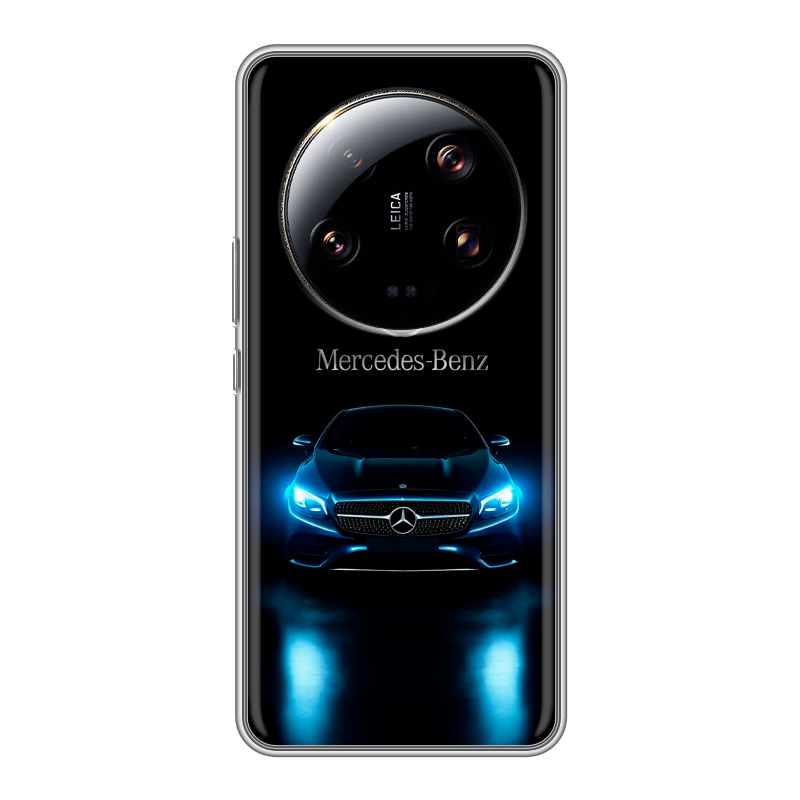 Силиконовый чехол на Xiaomi 13 Ultra с принтом Mercedes Мерседес Силиконовый чехол на Xiaomi 13 Ultra с принтом Mercedes Мерседес