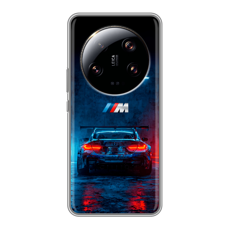 Силиконовый чехол на Xiaomi 13 Ultra с принтом BMW БМВ Силиконовый чехол на Xiaomi 13 Ultra с принтом BMW БМВ