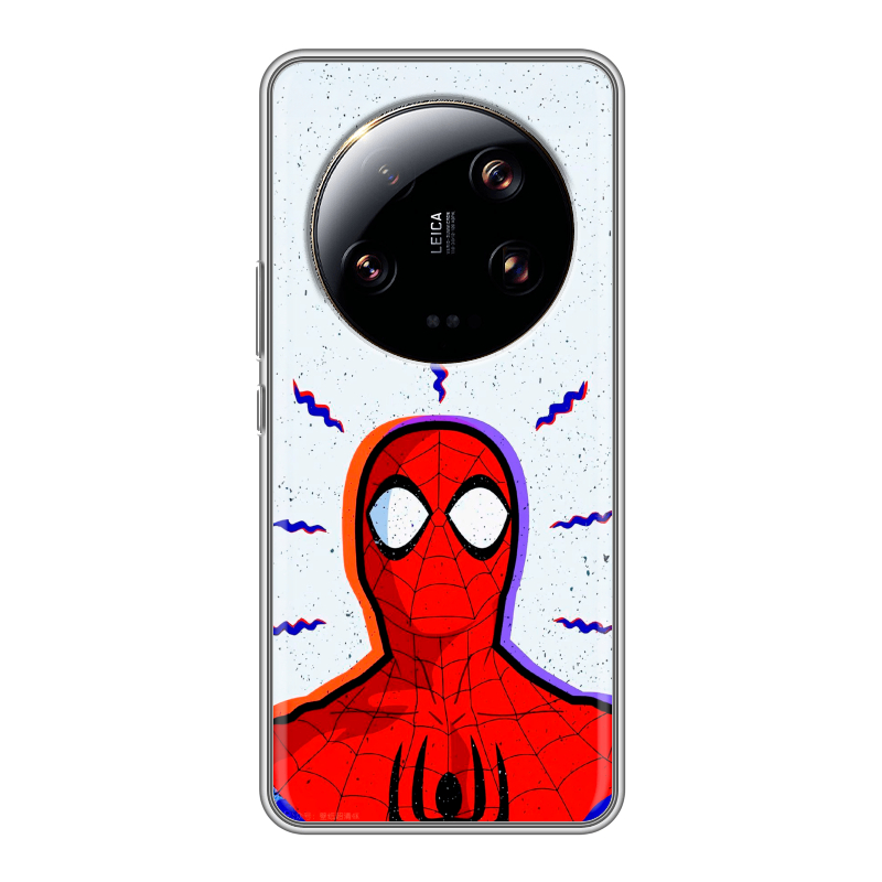 Силиконовый противоударный чехол на Xiaomi 13 Ultra с принтом Spiderman Человек паук Силиконовый противоударный чехол на Xiaomi 13 Ultra с принтом Spiderman Человек паук