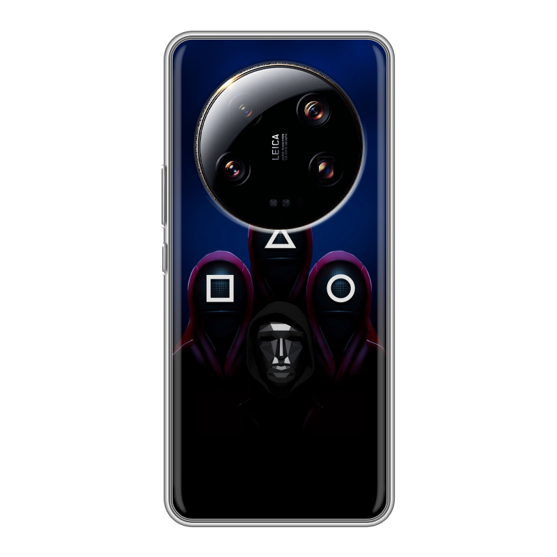 Силиконовый чехол на Xiaomi 13 Ultra с принтом Игра Кальмара Силиконовый чехол на Xiaomi 13 Ultra с принтом Игра Кальмара
