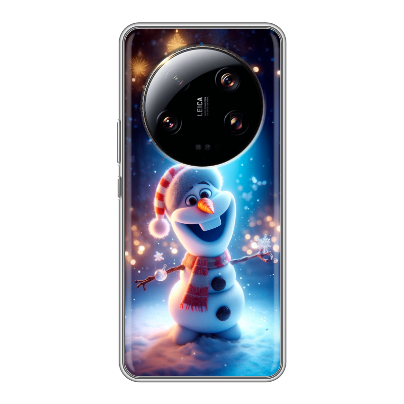 Силиконовый чехол на Xiaomi 13 Ultra с принтом Новый год Силиконовый чехол на Xiaomi 13 Ultra с принтом Новый год