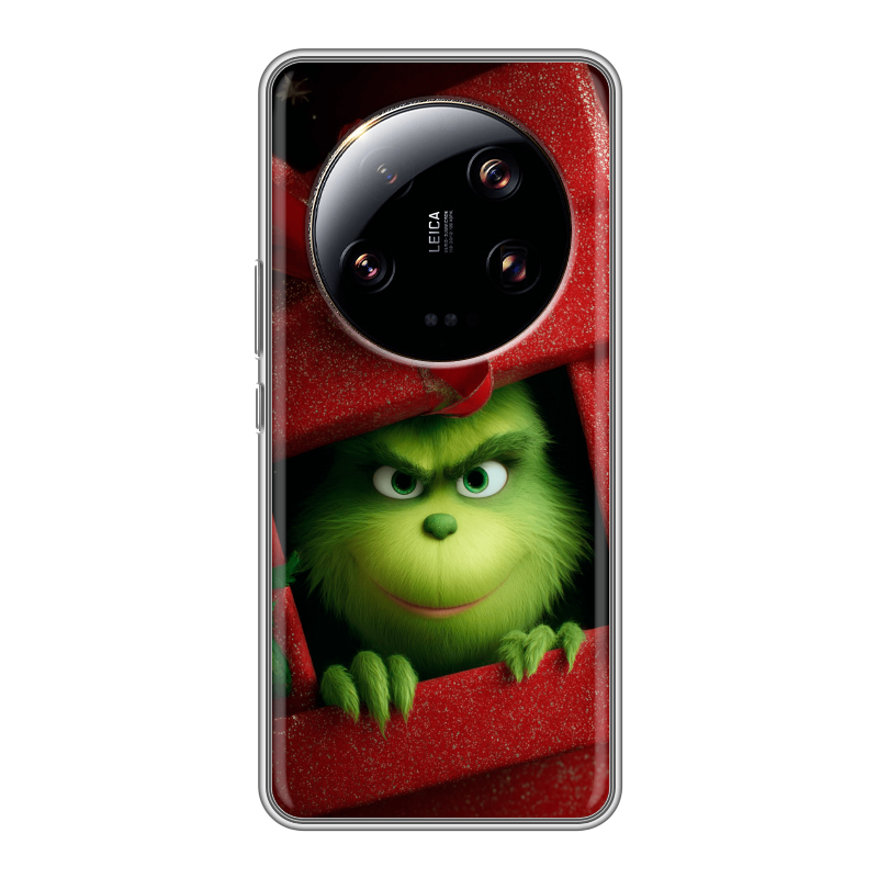 Силиконовый противоударный чехол на Xiaomi 13 Ultra с принтом Новый год Силиконовый противоударный чехол на Xiaomi 13 Ultra с принтом Новый год