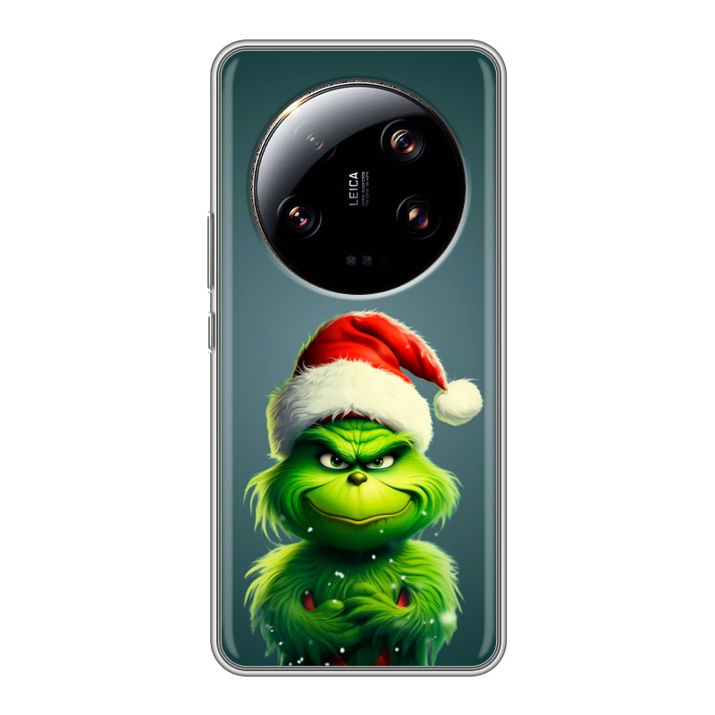 Силиконовый чехол на Xiaomi 13 Ultra с принтом Новый год Силиконовый чехол на Xiaomi 13 Ultra с принтом Новый год