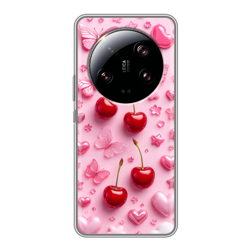 Силиконовый противоударный чехол на Xiaomi 13 Ultra с принтом для девочек Силиконовый противоударный чехол на Xiaomi 13 Ultra с принтом для девочек