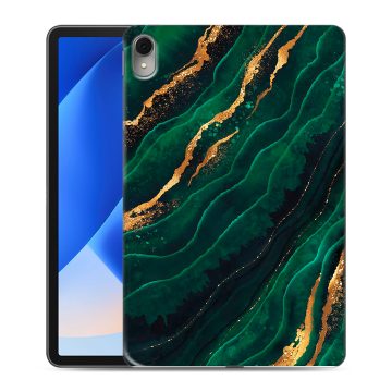 Силиконовый чехол на планшета Huawei MatePad 11 (2023) с принтом Мрамор зеленое золото Силиконовый чехол на планшета Huawei MatePad 11 (2023) с принтом Мрамор зеленое золото