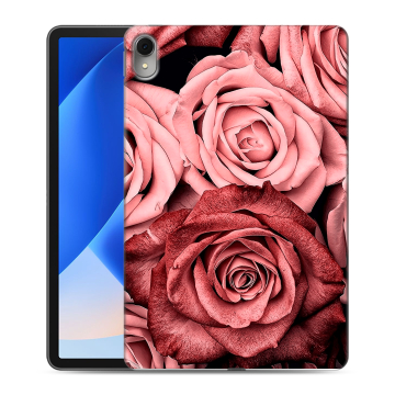 Силиконовый чехол на планшета Huawei MatePad 11 (2023) с принтом Цветы розы Силиконовый чехол на планшета Huawei MatePad 11 (2023) с принтом Цветы розы