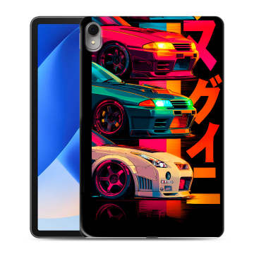 Силиконовый чехол на Huawei MatePad 11 (2023) с принтом Гоночные машины