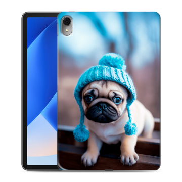 Силиконовый чехол на Huawei MatePad 11 (2023) с принтом Мопс в шапке