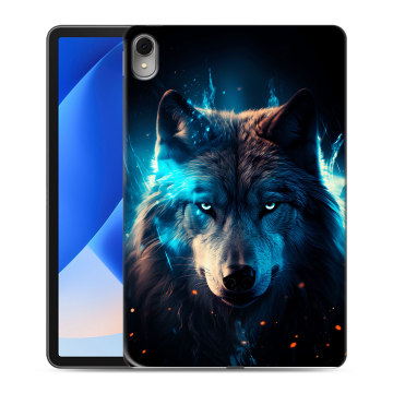 Силиконовый чехол на Huawei MatePad 11 (2023) с принтом Волк ночной