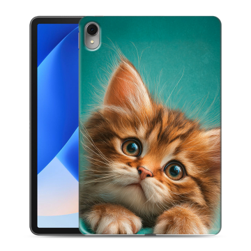 Силиконовый чехол на Huawei MatePad 11 (2023) с принтом котенок