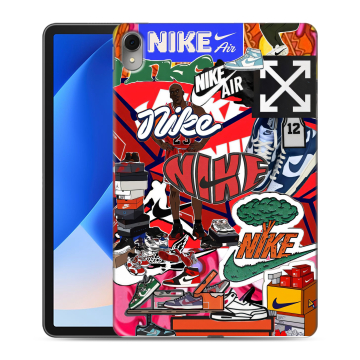 Силиконовый чехол на Huawei MatePad 11 (2023) с принтом Найк Nike яркий