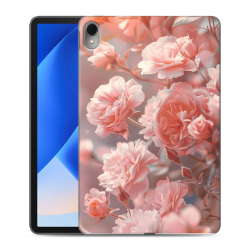 Силиконовый чехол на Huawei MatePad 11 (2023) с принтом Розовые розы