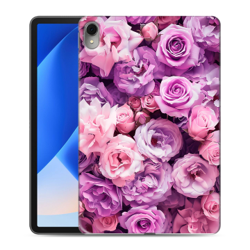 Силиконовый чехол на Huawei MatePad 11 (2023) с принтом лавандовые розы
