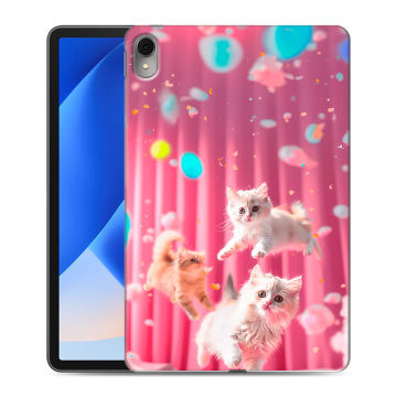 Силиконовый чехол на Huawei MatePad 11 (2023) с принтом милые котики