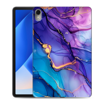 Силиконовый чехол на Huawei MatePad 11 (2023) с принтом синий мрамор