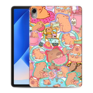 Силиконовый чехол на Huawei MatePad 11 (2023) с принтом капибары