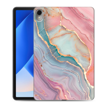 Силиконовый чехол на Huawei MatePad 11 (2023) с принтом розовый мрамор