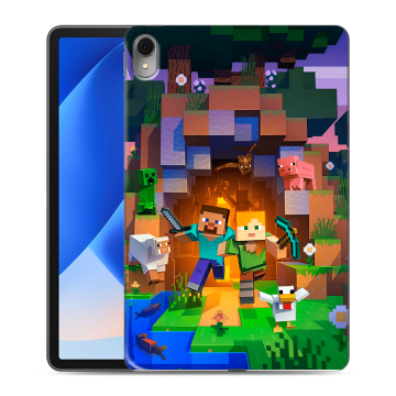 Силиконовый чехол на Huawei MatePad 11 (2023) с принтом Майнкрафт Minecraft