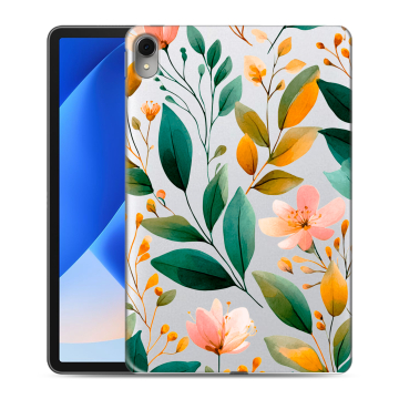 Силиконовый чехол на Huawei MatePad 11 (2023) с принтом Цветы паттерн