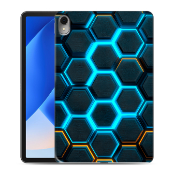 Силиконовый чехол на Huawei MatePad 11 (2023) с принтом Неоновые соты