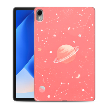 Силиконовый чехол на Huawei MatePad 11 (2023) с принтом Розовый космос