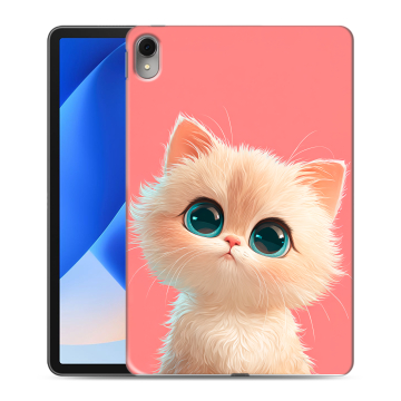 Силиконовый чехол на Huawei MatePad 11 (2023) с принтом Розовый котенок