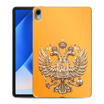 Силиконовый чехол на Huawei MatePad 11 (2023) с принтом Герб Флаг России