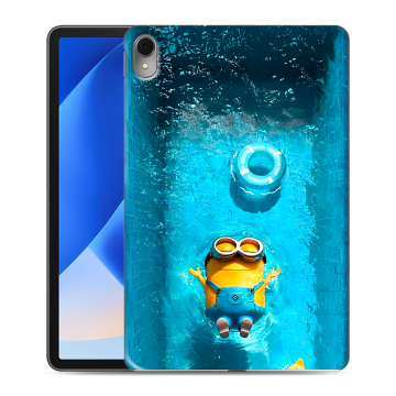 Силиконовый чехол на Huawei MatePad 11 (2023) с принтом Миньоны