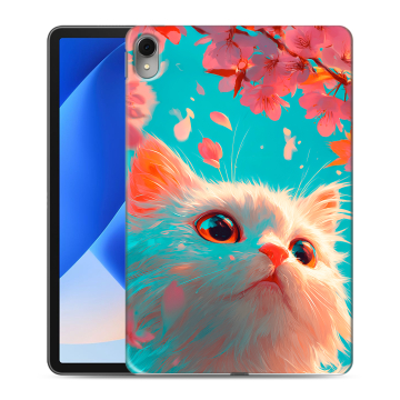 Силиконовый чехол на Huawei MatePad 11 (2023) с принтом Красивый кот