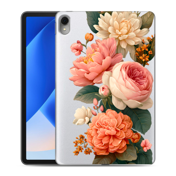 Силиконовый чехол на Huawei MatePad 11 (2023) с принтом цветы