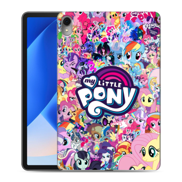 Силиконовый чехол на Huawei MatePad 11 (2023) с принтом My little pony Дружба чудо
