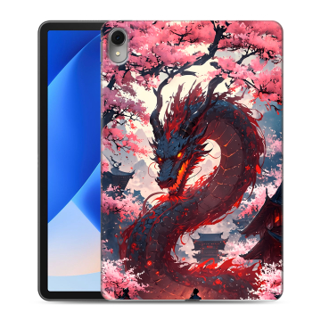 Силиконовый чехол на Huawei MatePad 11 (2023) с принтом Дракон Японский