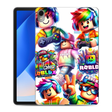 Силиконовый чехол на Huawei MatePad 11 (2023) с принтом Roblox Роблокс