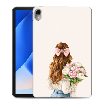 Силиконовый чехол на Huawei MatePad 11 (2023) с принтом женский