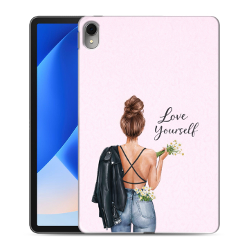 Силиконовый чехол на Huawei MatePad 11 (2023) с принтом женский